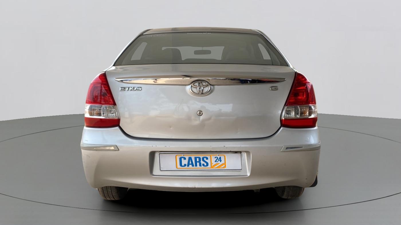 2013 Toyota Etios G, Petrol, Manual, 43,586 km, Back/Rear