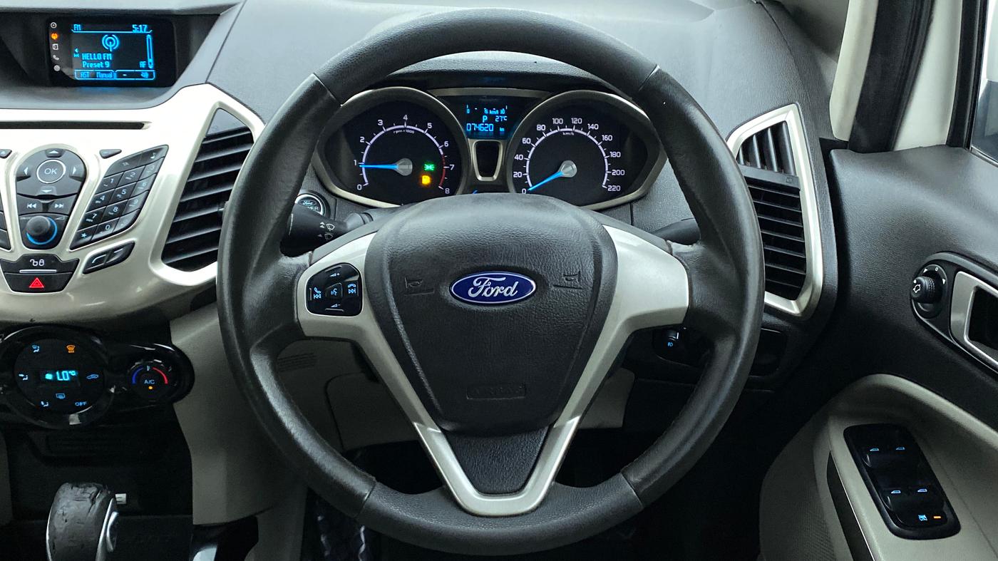 2016 Ford Ecosport 1.5 TITANIUM TI VCT AT, Petrol, Automatic, 74,620 km, Steering Wheel Close Up