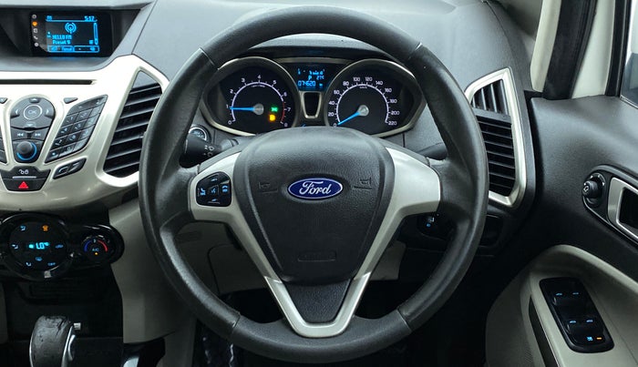 2016 Ford Ecosport 1.5 TITANIUM TI VCT AT, Petrol, Automatic, 74,620 km, Steering Wheel Close Up