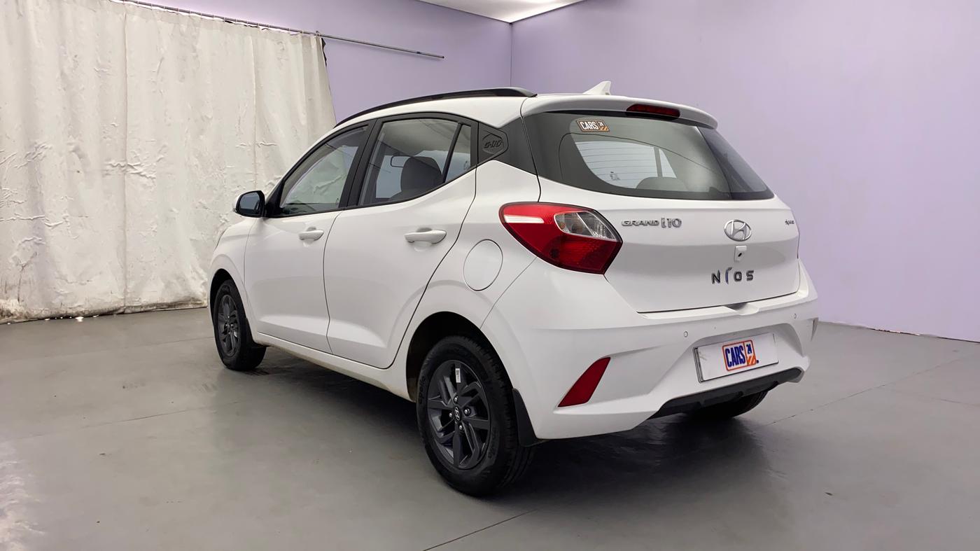 2021 Hyundai GRAND I10 NIOS SPORTZ AMT 1.2 KAPPA VTVT, Petrol, Automatic, 10,787 km, Left Back Diagonal