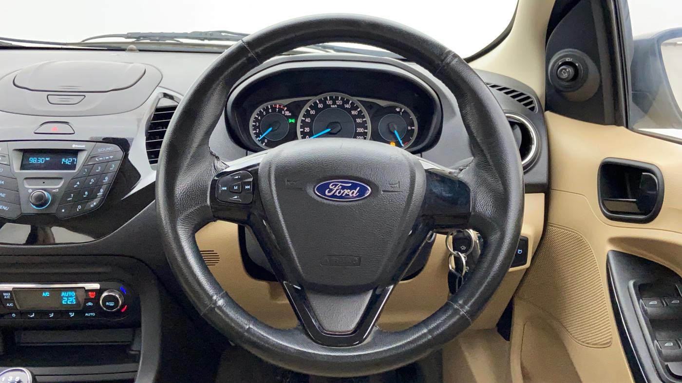 2017 Ford Figo Aspire 1.2 TITANIUM PETROL, Petrol, Manual, 23,166 km, Steering Wheel Close Up