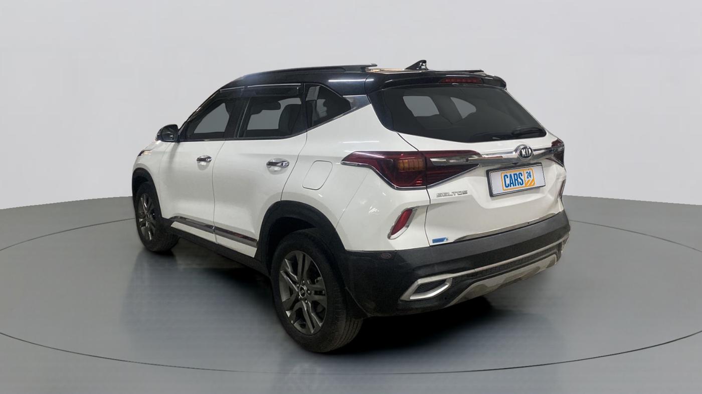 2020 KIA SELTOS HTX 1.5 PETROL MT, Petrol, Manual, 24,339 km, Left Back Diagonal