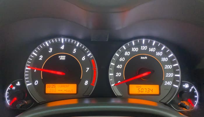 2010 Toyota Corolla Altis G PETROL, Petrol, Manual, 50,734 km, Odometer Image