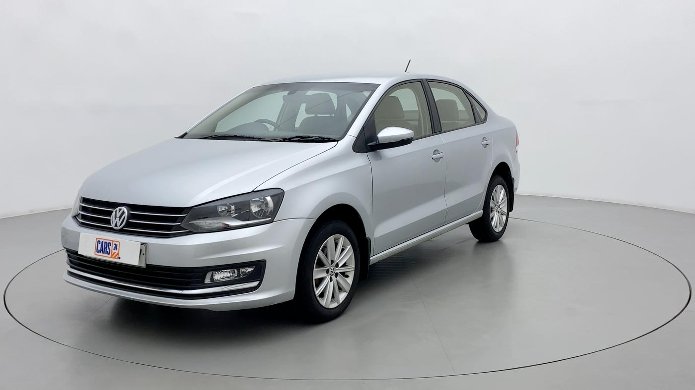 2016 Volkswagen Vento HIGHLINE 1.2 TSI AT, Petrol, Automatic, 52,969 km, Left Front Diagonal