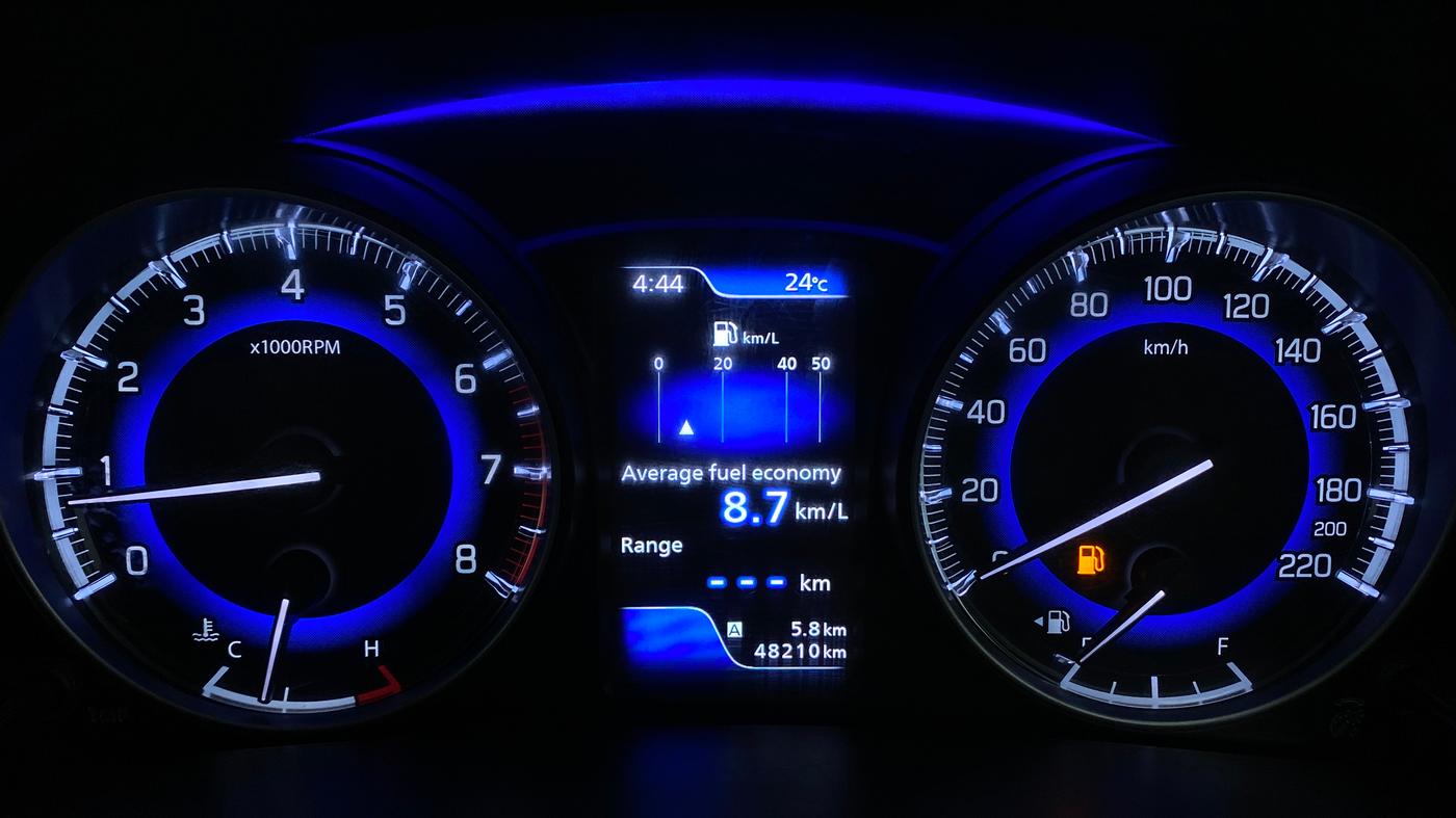 2019 Toyota Glanza V, Petrol, Manual, 48,527 km, Odometer Image