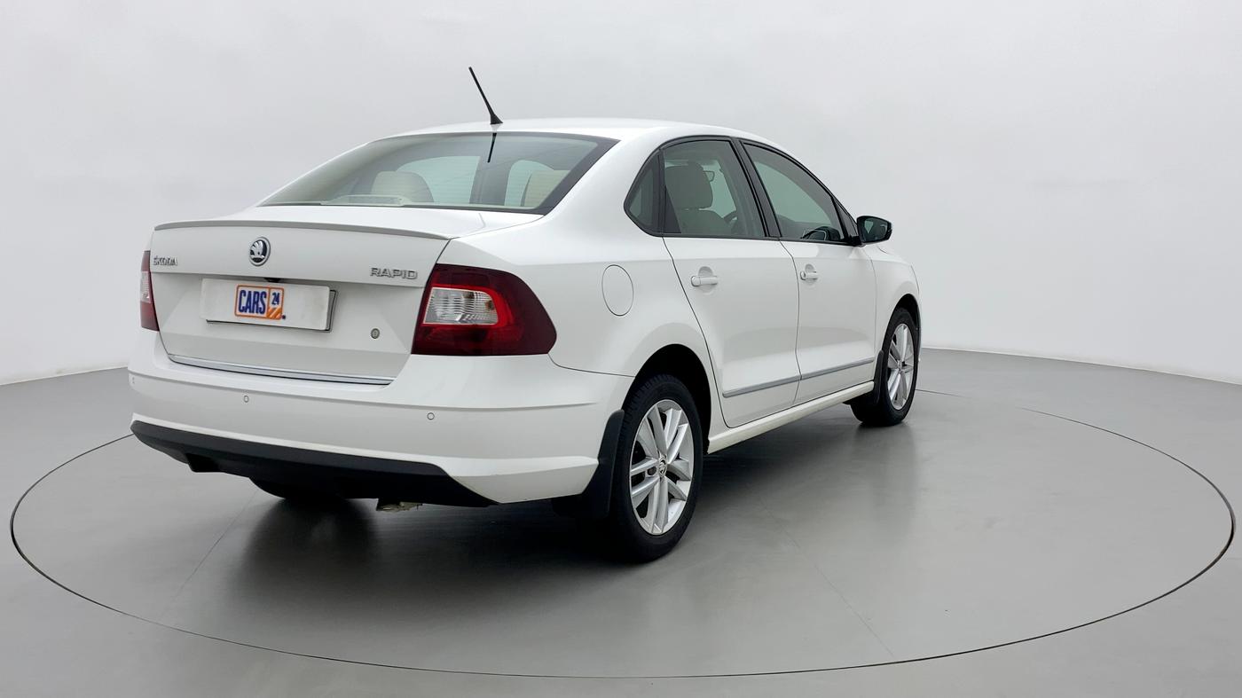 2020 Skoda Rapid STYLE 1.0 AT, Petrol, Automatic, 12,121 km, Right Back Diagonal