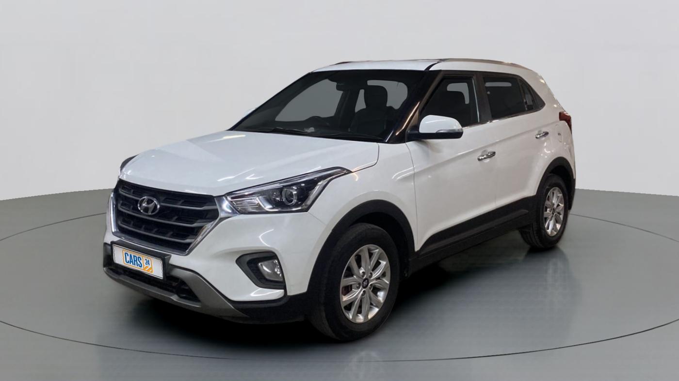 2019 Hyundai Creta SX 1.6 DIESEL, Diesel, Manual, 88,561 km, Left Front Diagonal