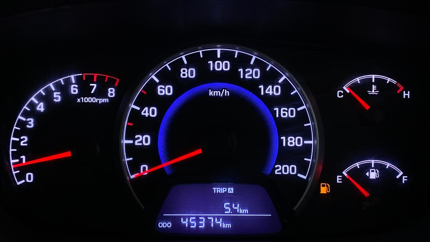 2017 Hyundai Grand i10 ASTA 1.2 KAPPA VTVT, Petrol, Manual, 45,374 km, Odometer Image