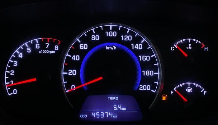 2017 Hyundai Grand i10 ASTA 1.2 KAPPA VTVT, Petrol, Manual, 45,374 km, Odometer Image