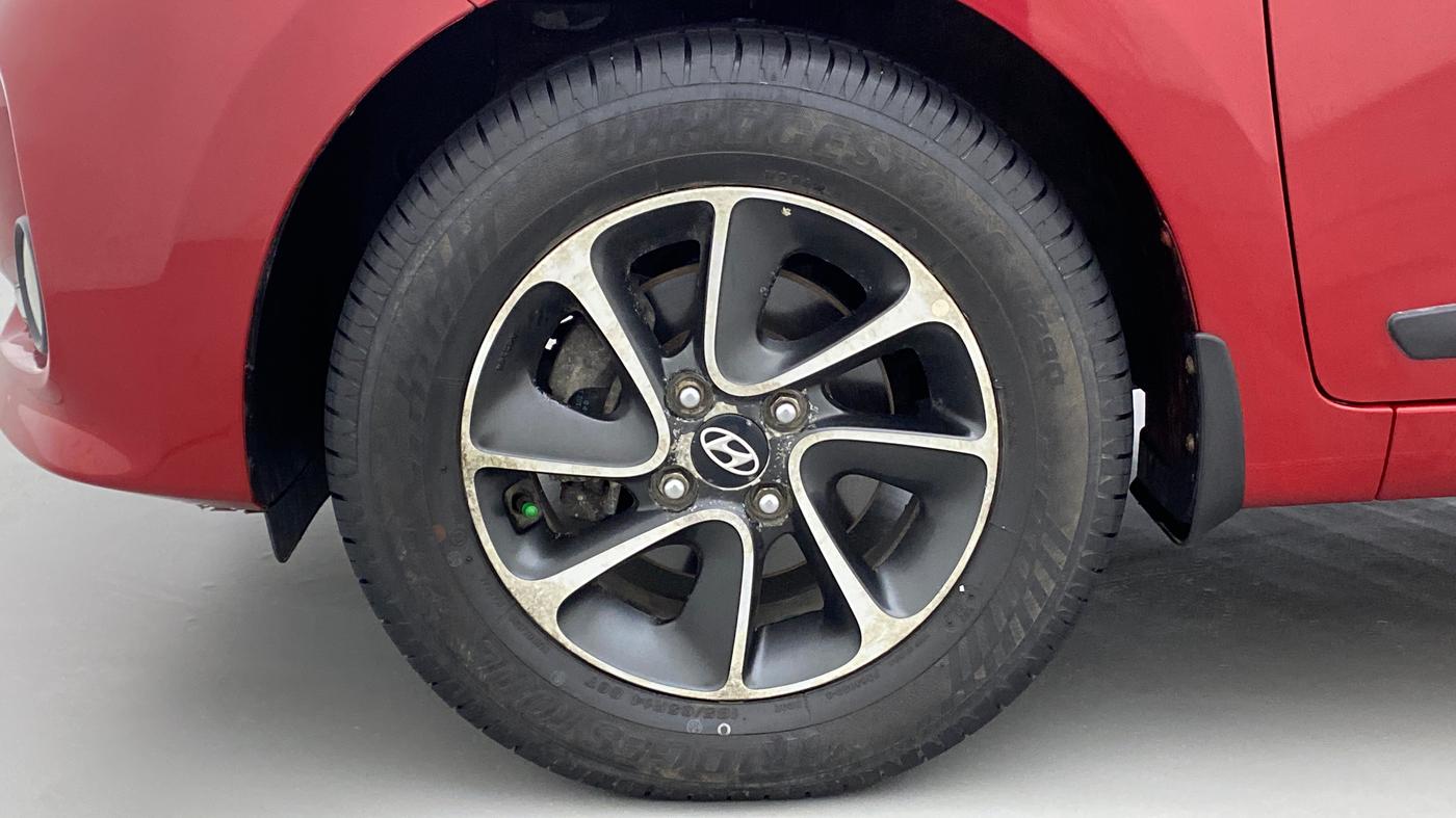 2017 Hyundai Grand i10 ASTA 1.2 KAPPA VTVT, Petrol, Manual, 45,374 km, Left Front Wheel