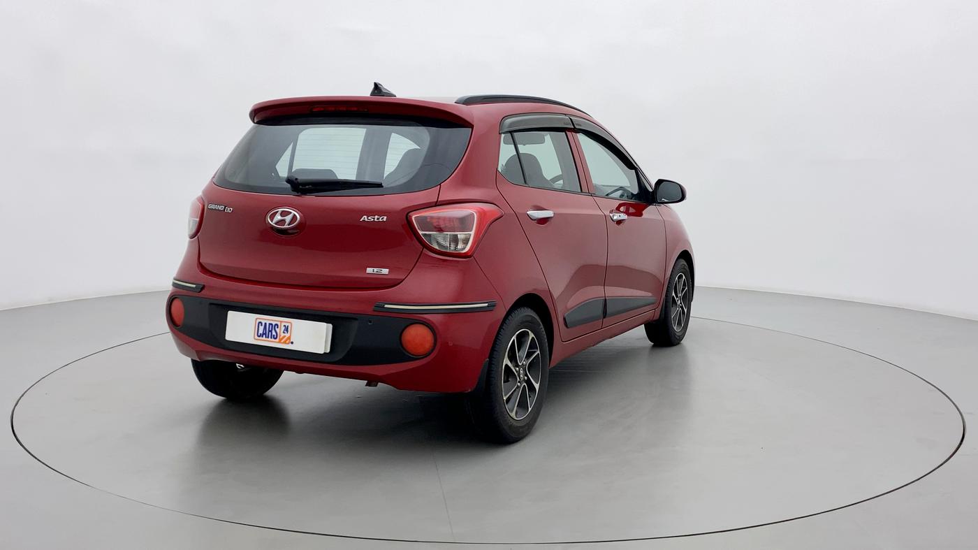 2017 Hyundai Grand i10 ASTA 1.2 KAPPA VTVT, Petrol, Manual, 45,374 km, Right Back Diagonal