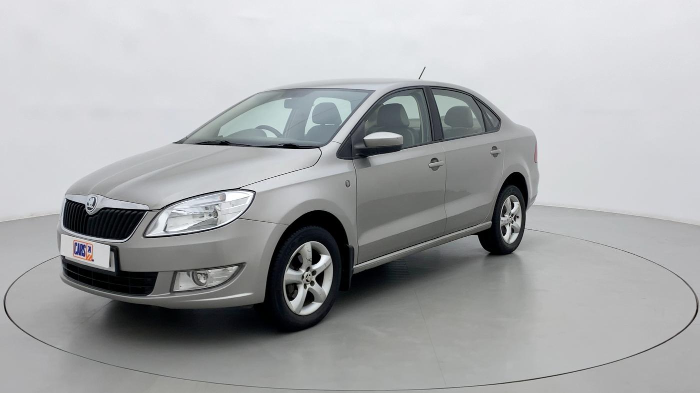 2015 Skoda Rapid 1.5 TDI MT Ambition Plus, Diesel, Manual, 80,074 km, Left Front Diagonal