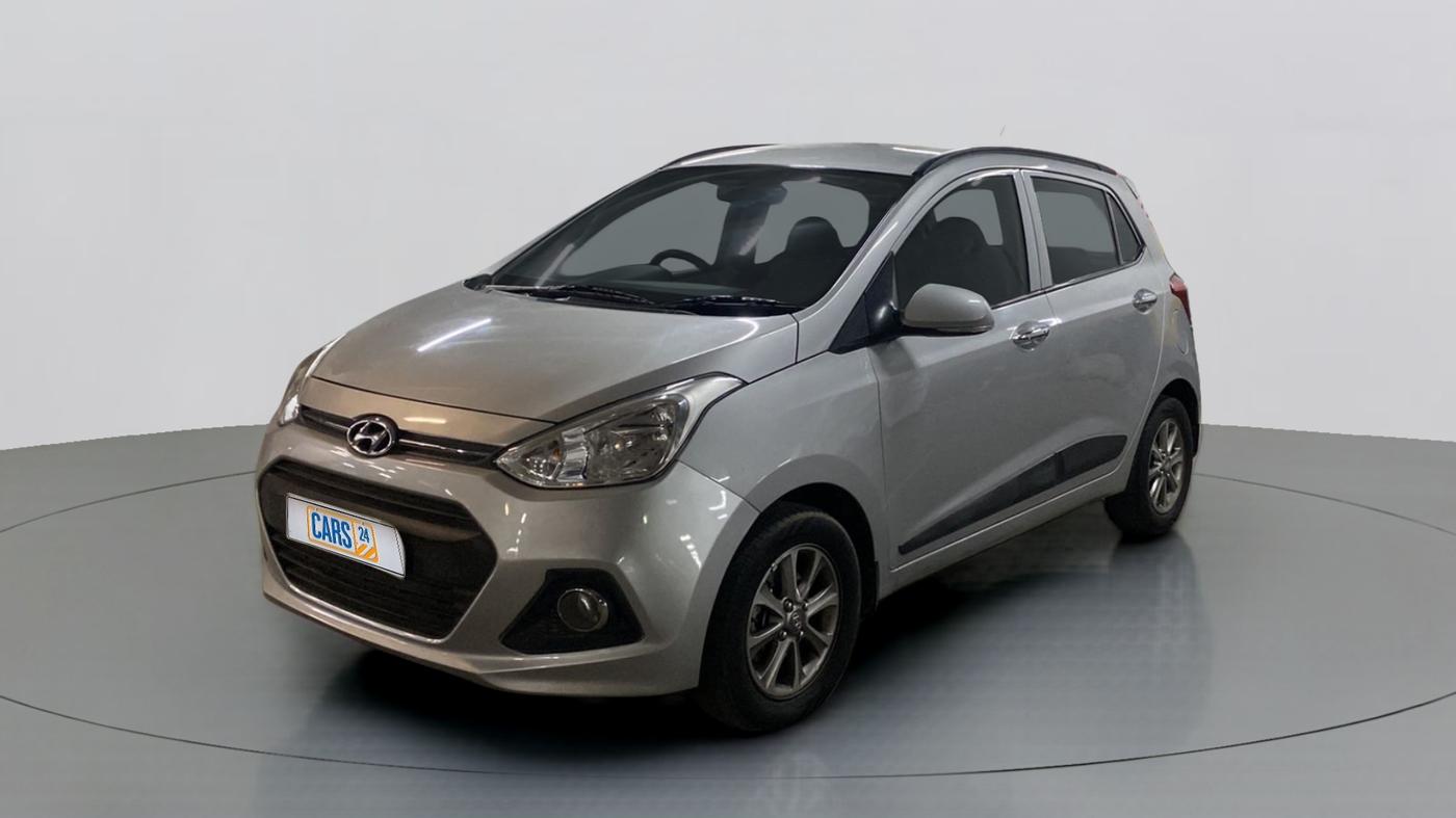 2015 Hyundai Grand i10 ASTA (O) 1.2 KAPPA VTVT, Petrol, Manual, 66,196 km, Left Front Diagonal