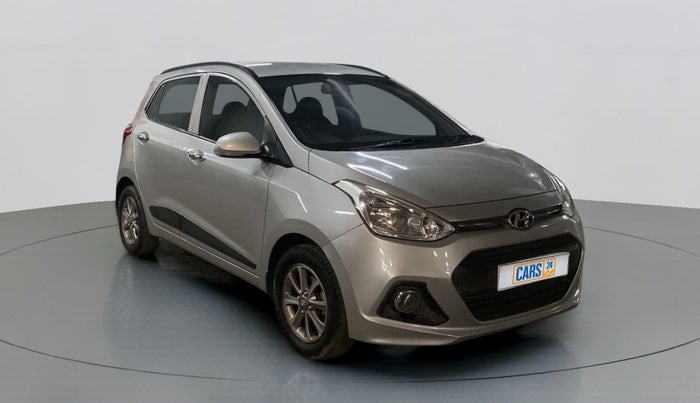 2015 Hyundai Grand i10 ASTA (O) 1.2 KAPPA VTVT, Petrol, Manual, 66,196 km, Right Front Diagonal