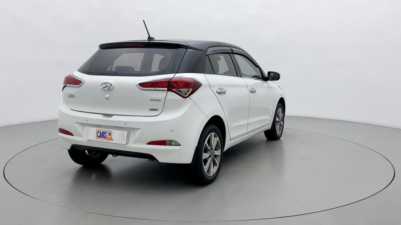 2017 Hyundai Elite i20 ASTA 1.4 CRDI DUAL TONE, Diesel, Manual, 86,644 km, Right Back Diagonal
