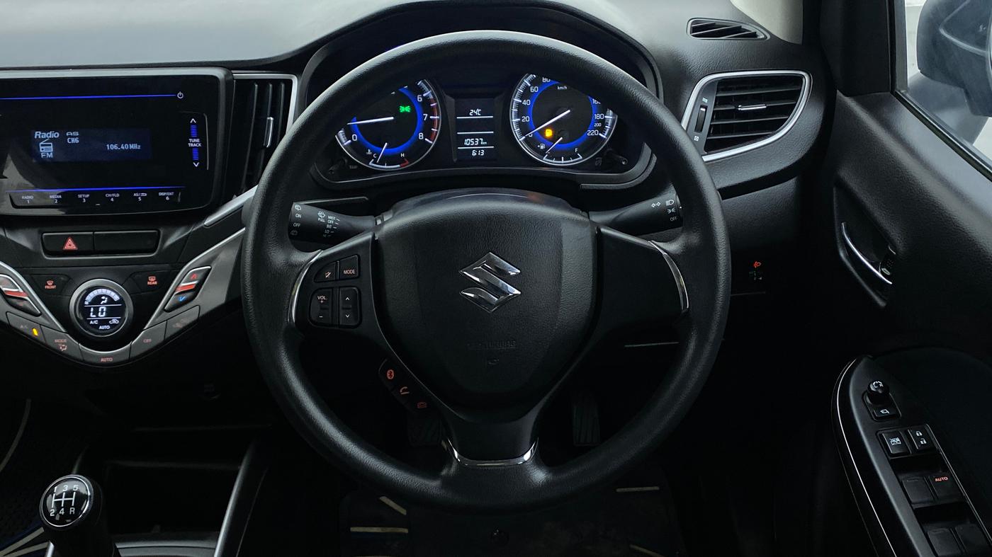 2021 Maruti Baleno DELTA PETROL 1.2, Petrol, Manual, 10,568 km, Steering Wheel Close Up