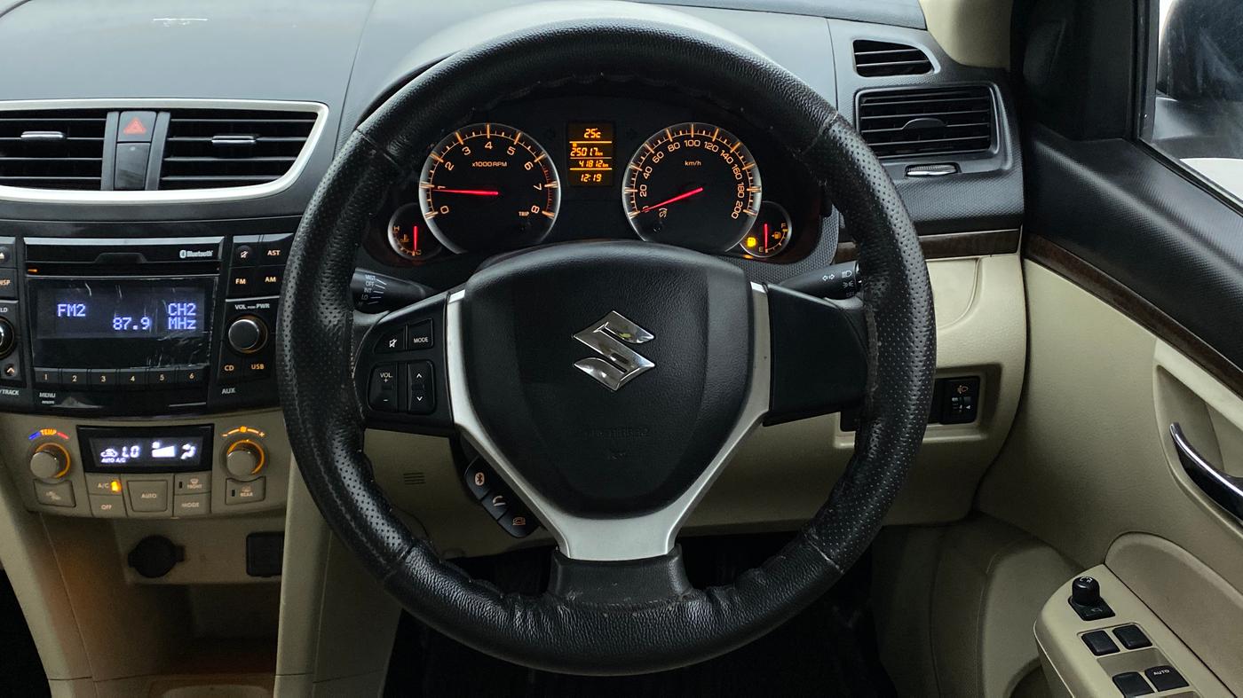 2016 Maruti Swift Dzire ZXI, Petrol, Manual, 41,812 km, Steering Wheel Close Up