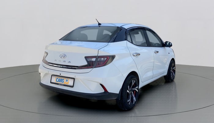 2021 Hyundai AURA S 1.2 AMT, Petrol, Automatic, 6,991 km, Right Back Diagonal