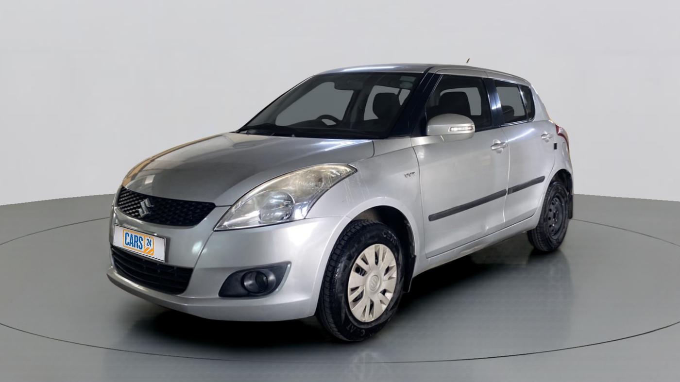 2013 Maruti Swift VXI, Petrol, Manual, 83,096 km, Left Front Diagonal
