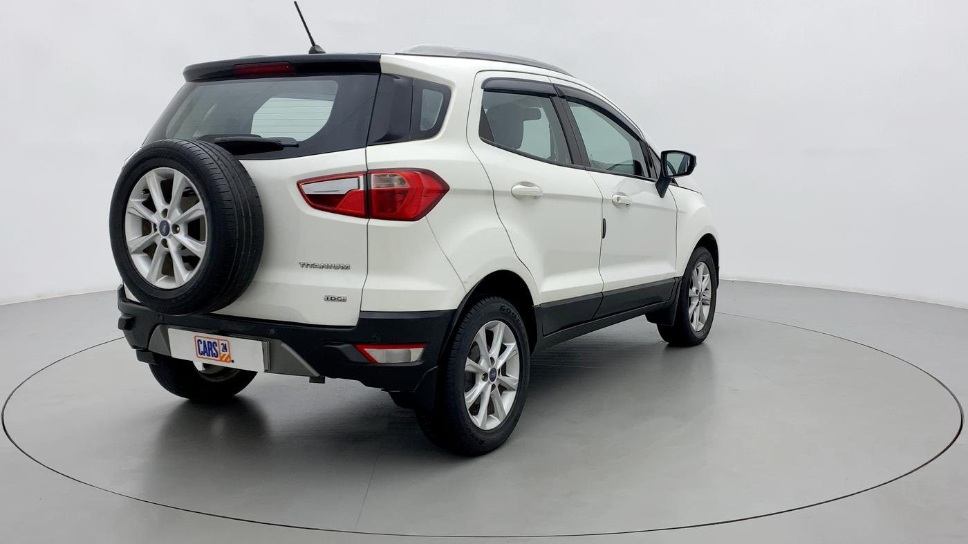 2018 Ford Ecosport TITANIUM 1.5L DIESEL, Diesel, Manual, 99,046 km, Right Back Diagonal