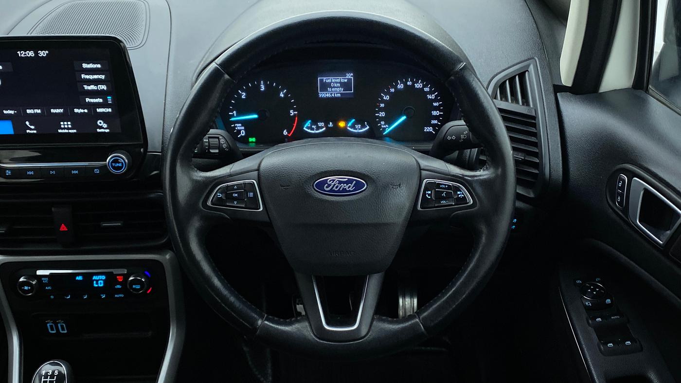 2018 Ford Ecosport TITANIUM 1.5L DIESEL, Diesel, Manual, 99,046 km, Steering Wheel Close Up