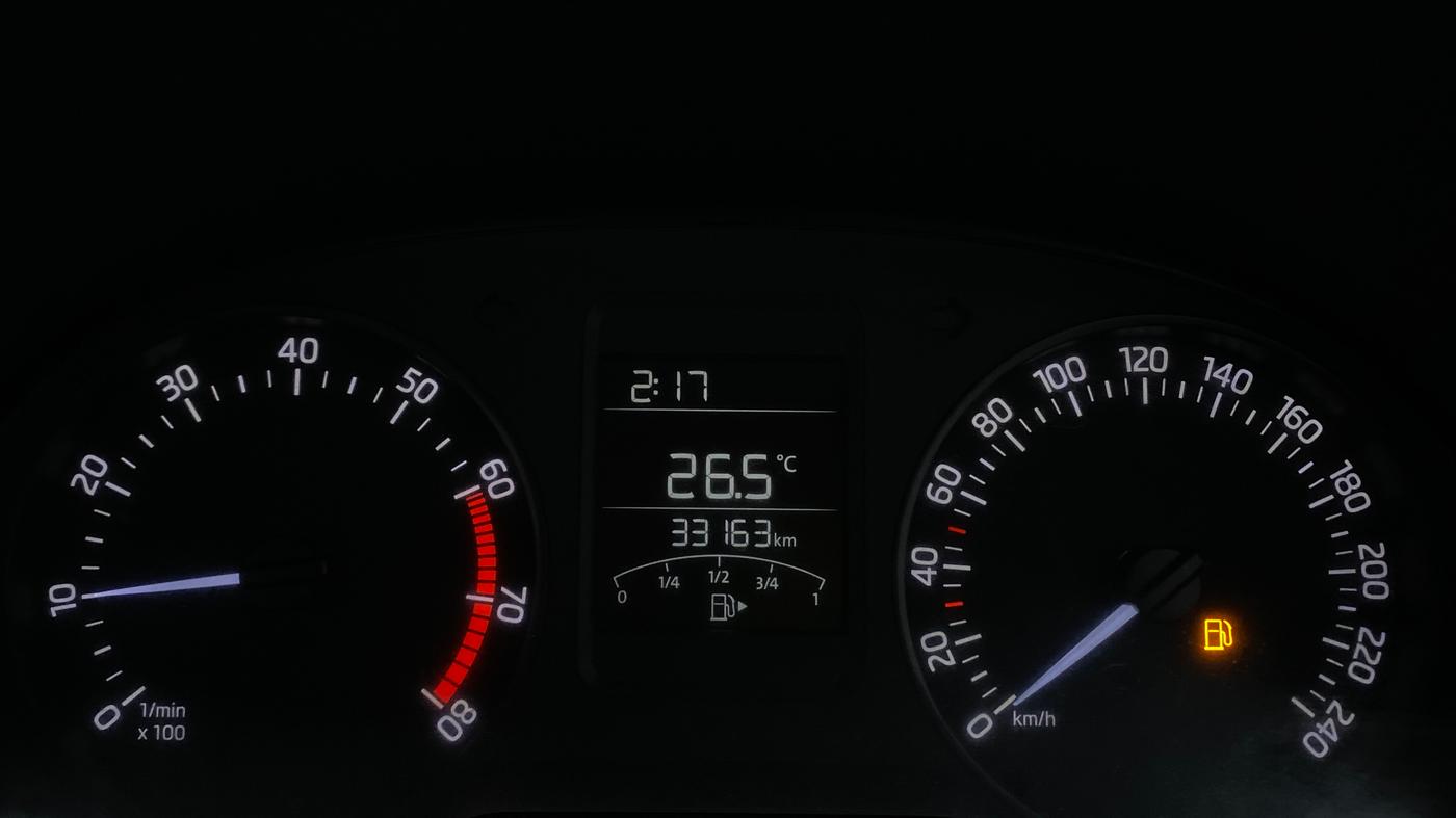 2020 Skoda Rapid ACTIVE 1.0 TSI, Petrol, Manual, 33,163 km, Odometer Image