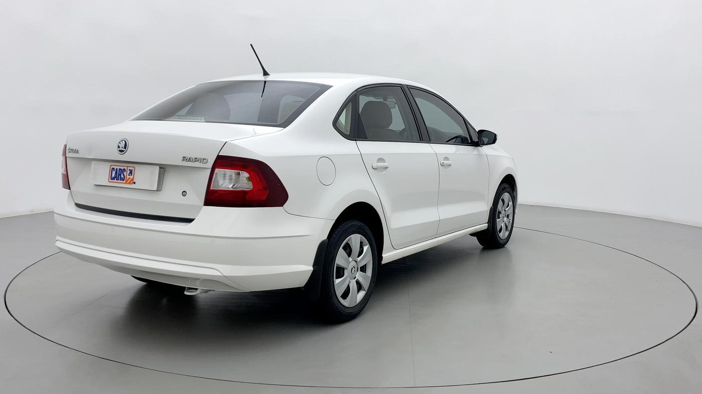 2020 Skoda Rapid ACTIVE 1.0 TSI, Petrol, Manual, 33,163 km, Right Back Diagonal