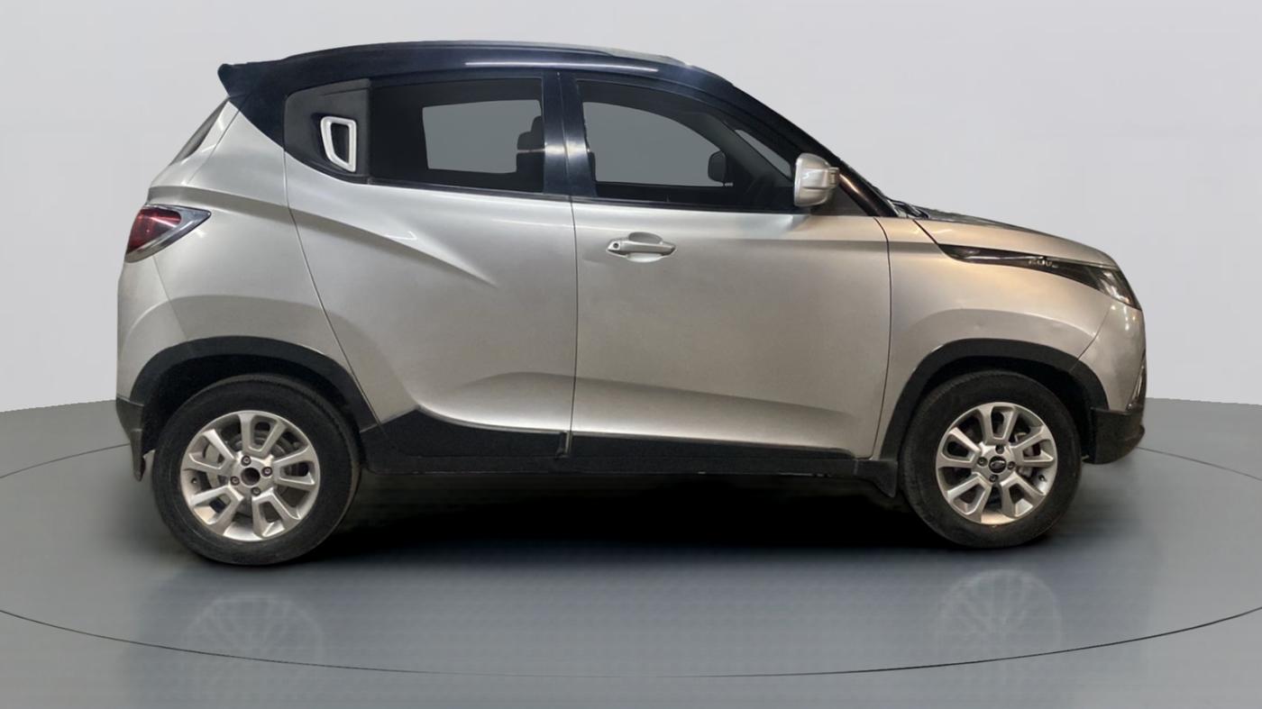 2017 Mahindra Kuv100 K8 6 STR DUAL TONE, Petrol, Manual, 51,201 km, Right Side View
