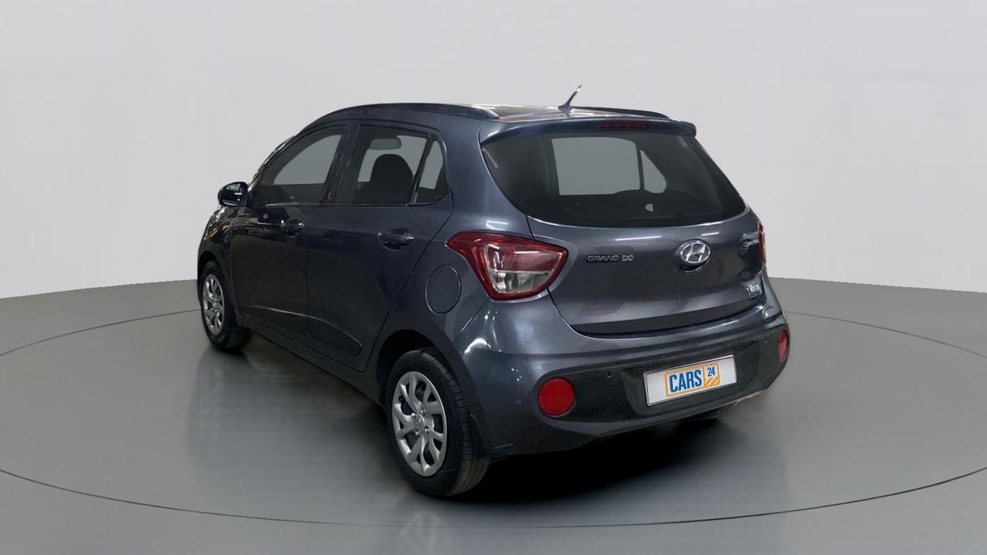 2017 Hyundai Grand i10 SPORTZ (O) 1.2 KAPPA VTVT, Petrol, Manual, 63,628 km, Left Back Diagonal