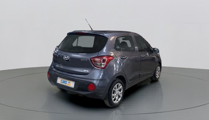 2017 Hyundai Grand i10 SPORTZ (O) 1.2 KAPPA VTVT, Petrol, Manual, 63,628 km, Right Back Diagonal