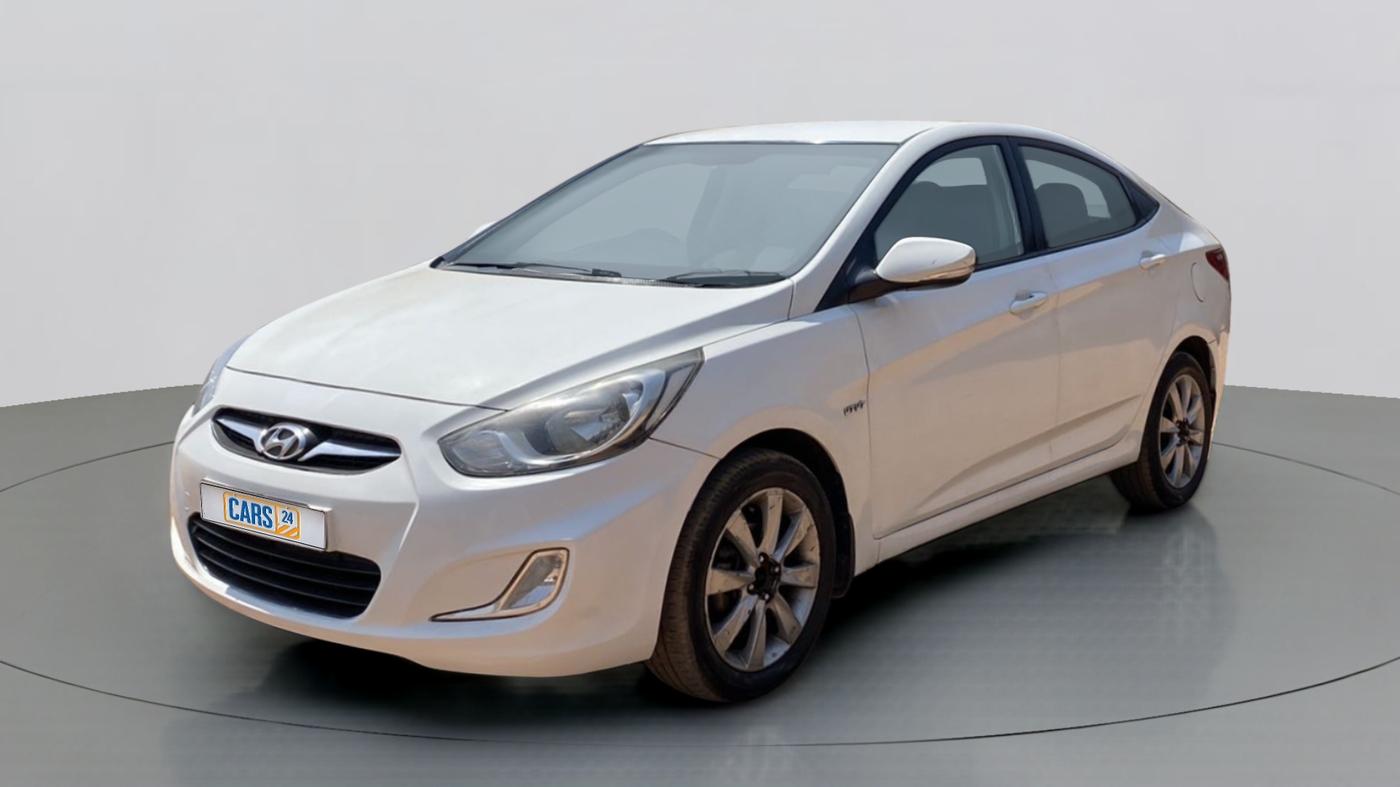 2012 Hyundai Verna FLUIDIC 1.6 VTVT SX, Petrol, Manual, 69,597 km, Left Front Diagonal