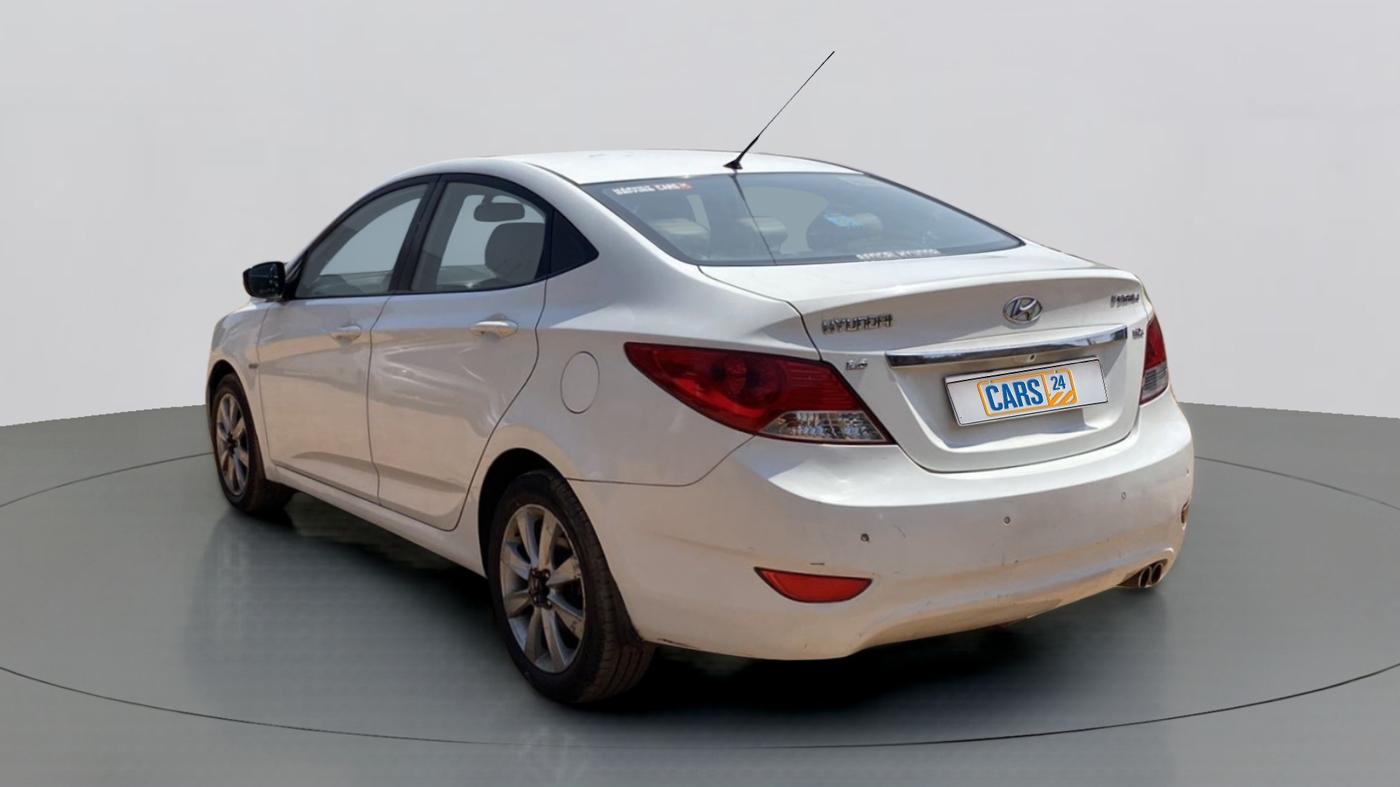 2012 Hyundai Verna FLUIDIC 1.6 VTVT SX, Petrol, Manual, 69,597 km, Left Back Diagonal