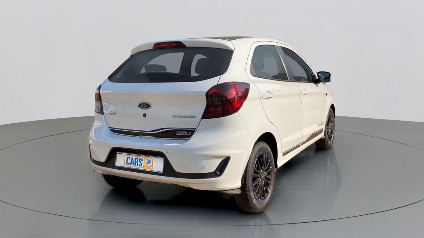2019 Ford New Figo 1.2 TITANIUM BLU, Petrol, Manual, 39,636 km, Right Back Diagonal