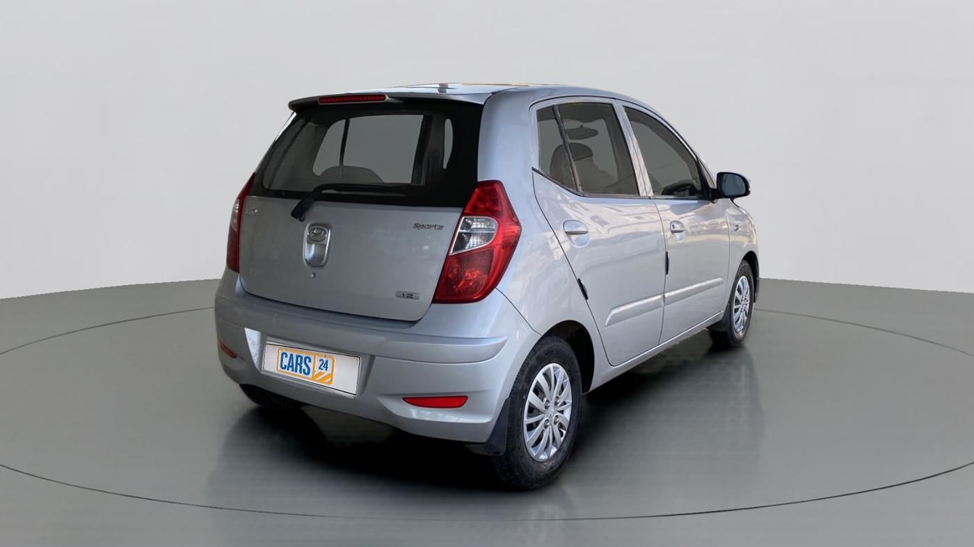 2013 Hyundai i10 SPORTZ 1.2, Petrol, Manual, 12,956 km, Right Back Diagonal