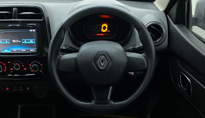2018 Renault Kwid 1.0 RXT Opt, Petrol, Manual, 84,205 km, Steering Wheel Close Up