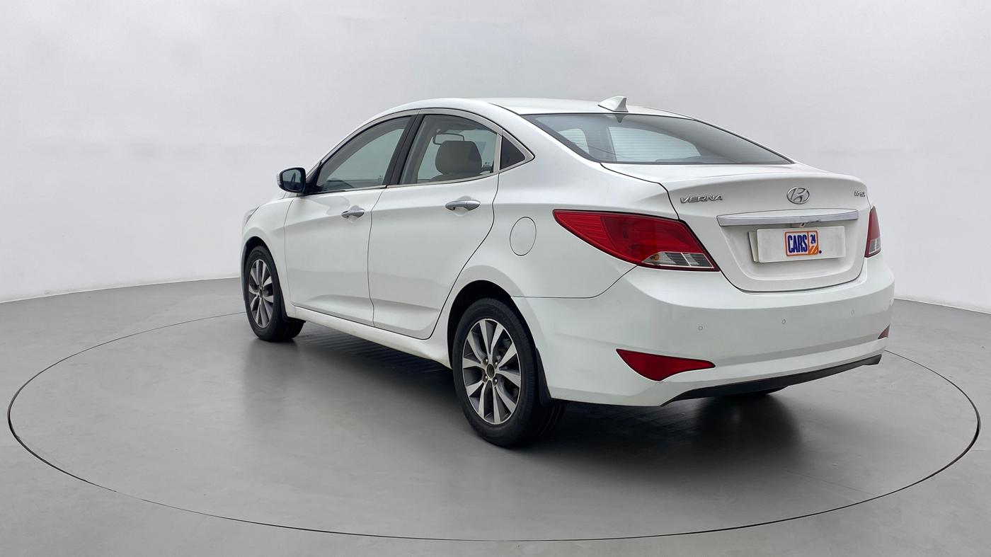 2017 Hyundai Verna 1.6 CRDI SX (O) AT, Diesel, Automatic, 76,409 km, Left Back Diagonal