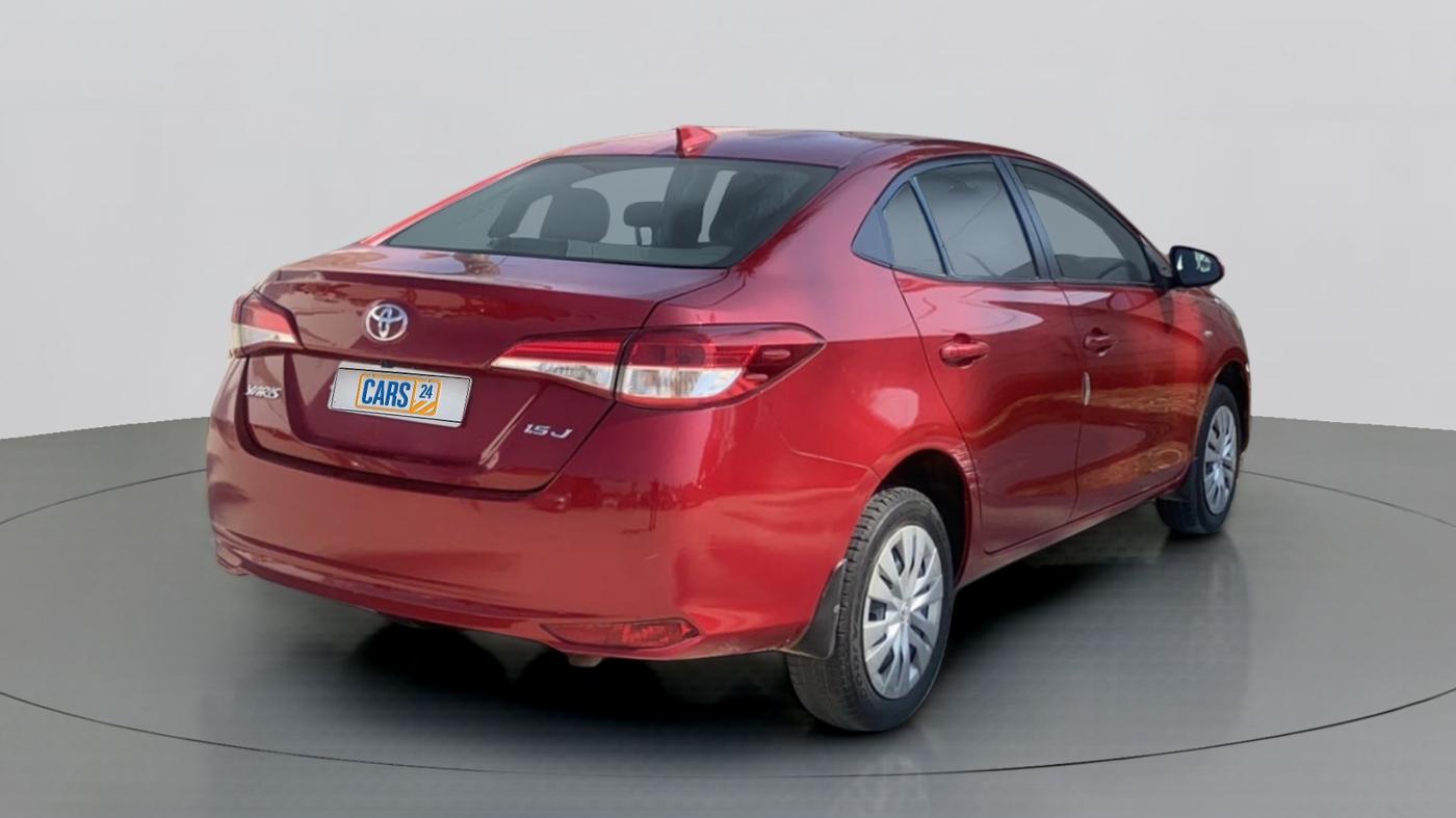 2018 Toyota YARIS J MT, Petrol, Manual, 24,612 km, Right Back Diagonal