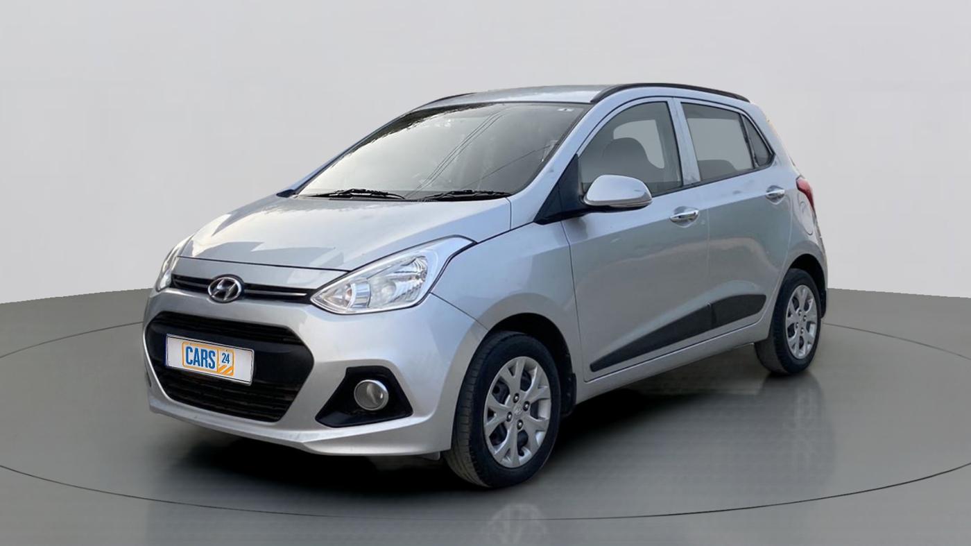 2013 Hyundai Grand i10 SPORTZ 1.2 KAPPA VTVT, Petrol, Manual, 97,703 km, Left Front Diagonal