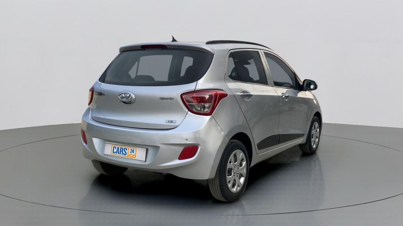 2013 Hyundai Grand i10 SPORTZ 1.2 KAPPA VTVT, Petrol, Manual, 97,703 km, Right Back Diagonal