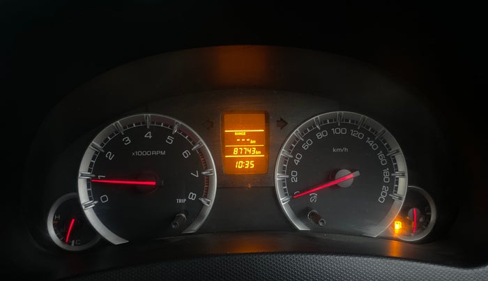 2013 Maruti Swift VXI, Petrol, Manual, 87,697 km, Odometer Image