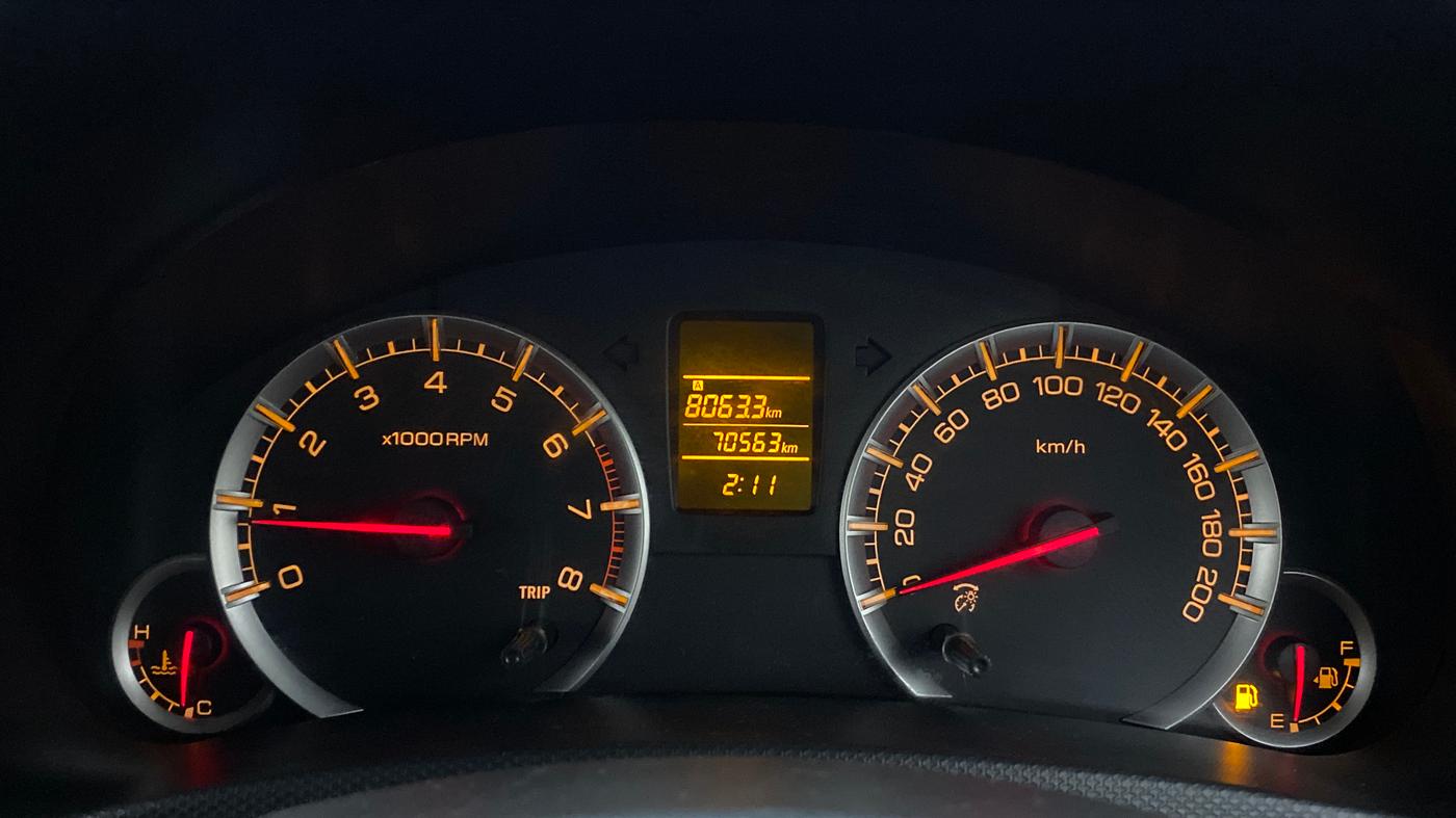 2016 Maruti Swift VXI, Petrol, Manual, 70,563 km, Odometer Image