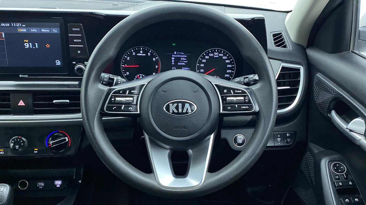 2020 KIA SELTOS HTK PLUS 1.5 PETROL, Petrol, Manual, 52,483 km, Steering Wheel Close Up