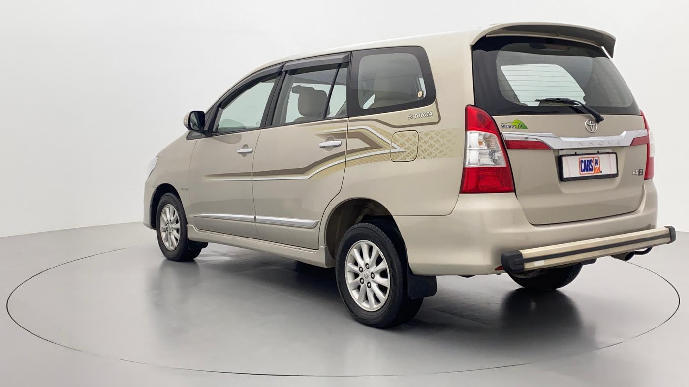 2014 Toyota Innova 2.5 ZX 7 STR BS IV, Diesel, Manual, 61,021 km, Left Back Diagonal (45- Degree) View