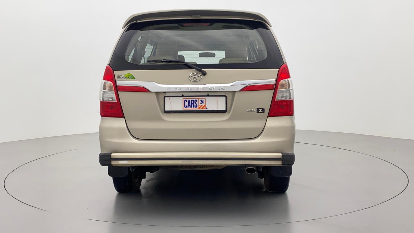 2014 Toyota Innova 2.5 ZX 7 STR BS IV, Diesel, Manual, 61,021 km, Back/Rear View