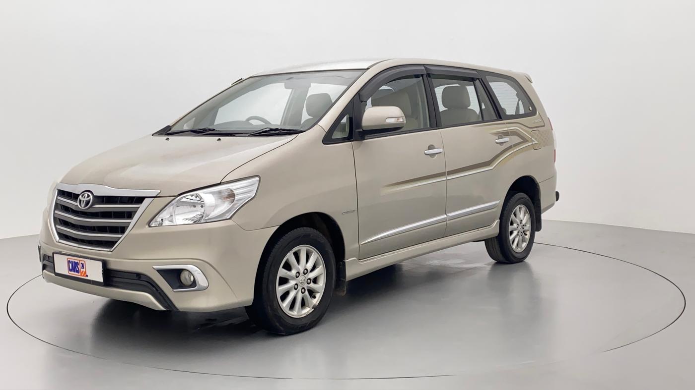 2014 Toyota Innova 2.5 ZX 7 STR BS IV, Diesel, Manual, 61,021 km, Left Front Diagonal (45- Degree) View