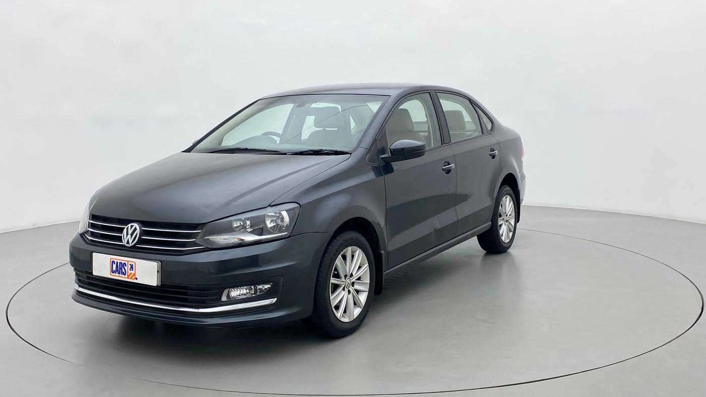 2016 Volkswagen Vento 1.2 TSI HIGHLINE PLUS AT, Petrol, Automatic, 66,062 km, Left Front Diagonal