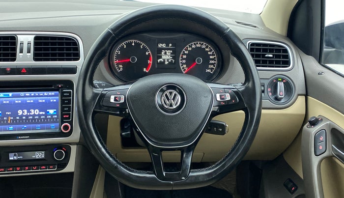 2016 Volkswagen Vento 1.2 TSI HIGHLINE PLUS AT, Petrol, Automatic, 66,062 km, Steering Wheel Close Up