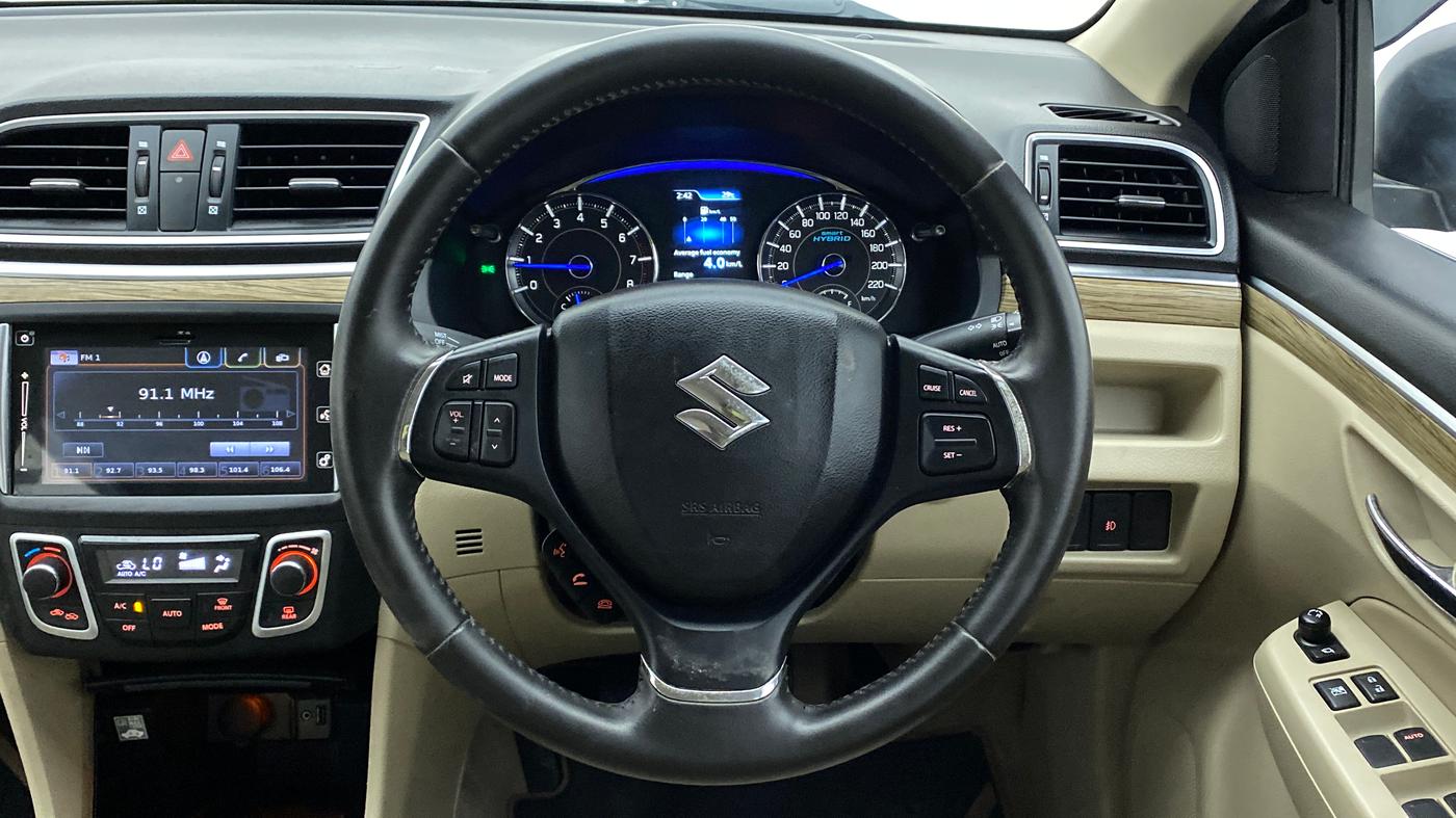 2020 Maruti Ciaz ALPHA 1.5 SHVS PETROL, Petrol, Manual, 25,222 km, Steering Wheel Close Up
