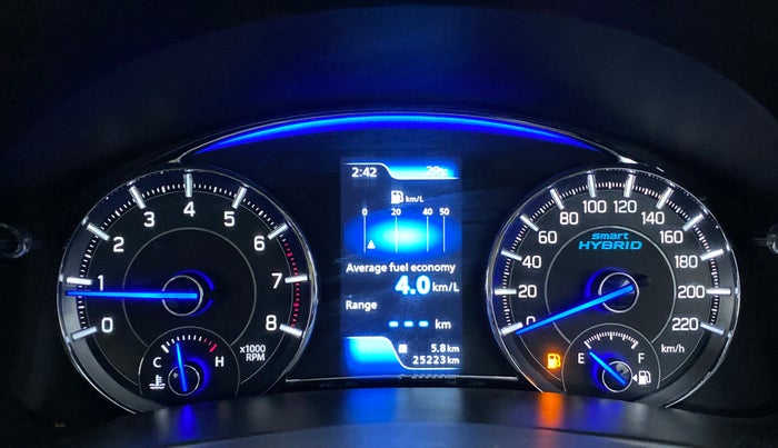 2020 Maruti Ciaz ALPHA 1.5 SHVS PETROL, Petrol, Manual, 25,222 km, Odometer Image