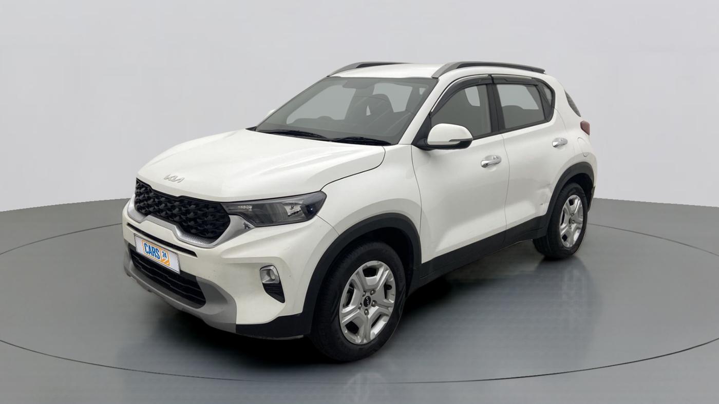 2021 KIA SONET HTK+ 1.5D MT, Diesel, Manual, 27,698 km, Left Front Diagonal